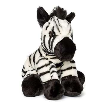 12 Inch Zebra Stuffed Animal with Wildlife Tree edZOOcation™ Readers Zebras Level 2 Book