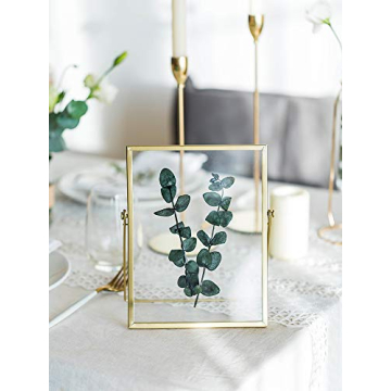 Elegant Glass Photo Frame Set - 3 Geometric Designs