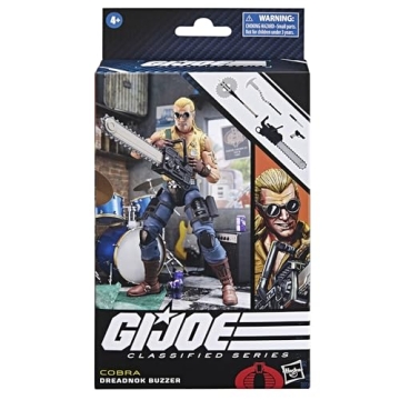G.I. Joe Classified Series Dreadnok Buzzer, Collectible Action Figure, 106, 6 inch Action Figures for Boys & Girls, with 6 Accessory Pieces