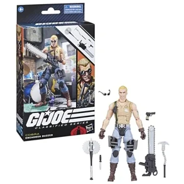 G.I. Joe Classified Series Dreadnok Buzzer, Collectible Action Figure, 106, 6 inch Action Figures for Boys & Girls, with 6 Accessory Pieces