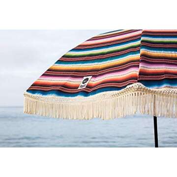 Stylish beachBRELLA Umbrella: UV Protection & Easy Setup for Outdoor Fun