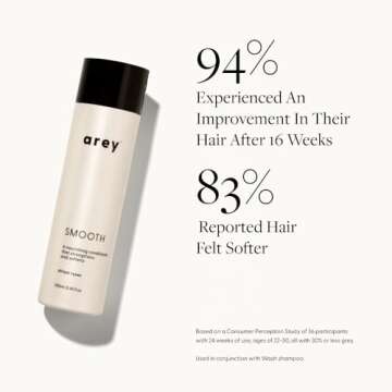 Arey Smooth Conditioner | Reduce the Signs of Aging Hair | Retains Moisture, Promotes Smoothness | F...
