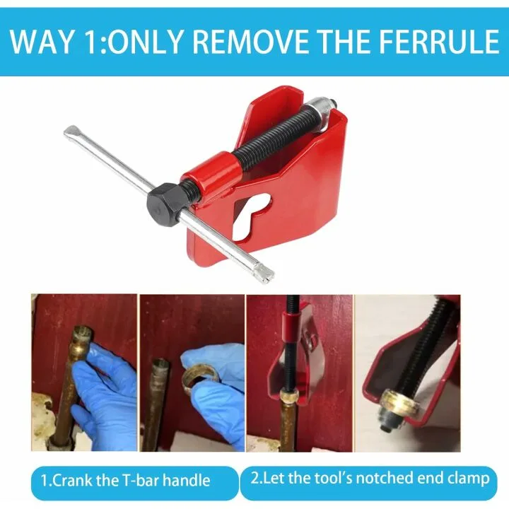 Compression Sleeve Puller for 1/2" Copper Pipes