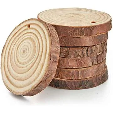 ARTEZA Natural Wood Slices for Crafts and DIY Projects