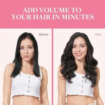 GOO GOO Clip in Hair Extensions Real Human Hair, Remy Human Hair Extensions Clip ins for Women, Natural Human Hair, 20inch 150g 7Pcs, 2 Dark Brown