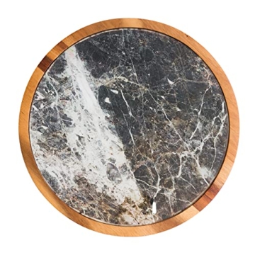 Elegant Acacia Wood Lazy Susan Turntable - Perfect Gift Idea