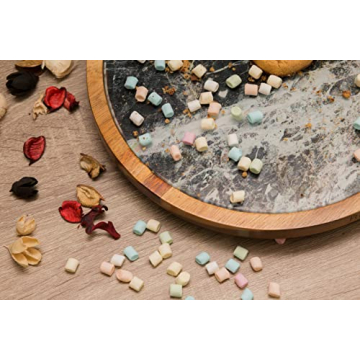 Elegant Acacia Wood Lazy Susan Turntable - Perfect Gift Idea