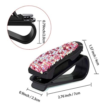 CHIMUYU Bling Crystal Glasses Holders for Car