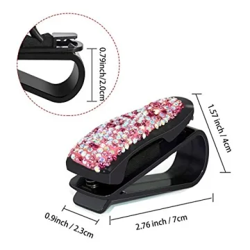 CHIMUYU Bling Crystal Glasses Holders for Car