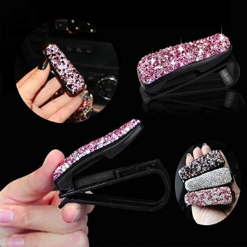 CHIMUYU Bling Crystal Glasses Holders for Car
