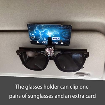 CHIMUYU Bling Crystal Glasses Holders for Car