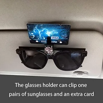 CHIMUYU Bling Crystal Glasses Holders for Car