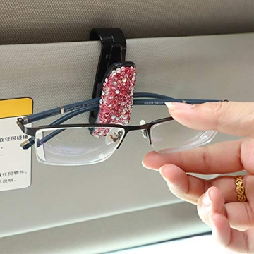 CHIMUYU Bling Crystal Glasses Holders for Car