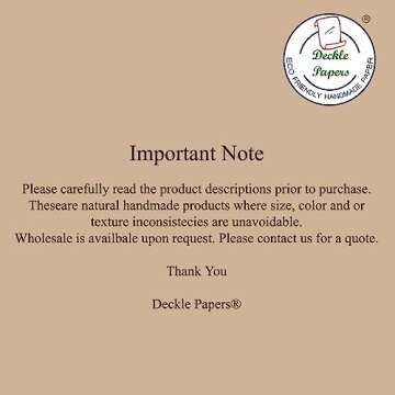 Deckle Papers® 4x9" Wedding Invitation Card Stock, Baby Shower Card Stock Handmade Paper, Cotton Paper, Wedding Paper, Calligraphy Paper, Rag Paper 150gsm Blank Card Stock (Pack of 100)