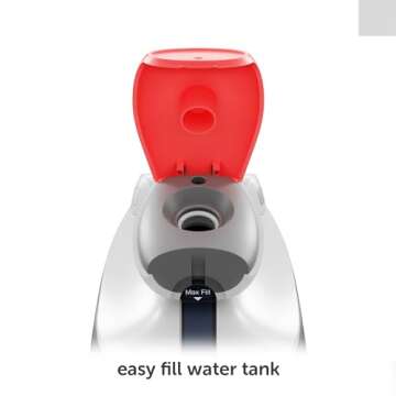 Oliso M3Pro Project Steam Iron with Solemate - for Sewing, Quilting, Crafting, and Travel | 1000 Watt Ceramic Soleplate Steam Iron | Coral