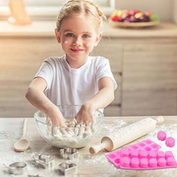 3D Fall Candy Molds for Halloween Pumpkin and Leaf