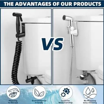 Fat-Cattie Handheld Bidet Sprayer - Easy Installation & Durable