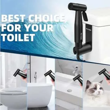 Fat-Cattie Handheld Bidet Sprayer - Easy Installation & Durable