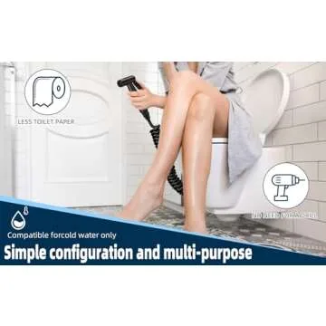 Fat-Cattie Handheld Bidet Sprayer - Easy Installation & Durable