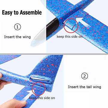 4 Pack Airplane Toys for Kids - Perfect Outdoor Gifts