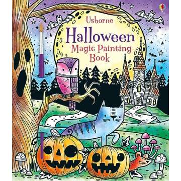 Mess-Free Halloween Water Painting Book for Kids