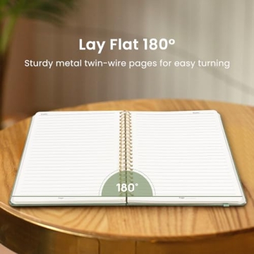 Quality Lined Spiral Journal Notebook for Writing & Note Taking