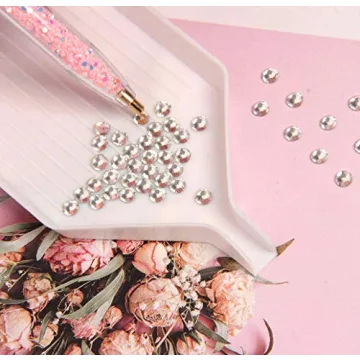 4pcs Diamond Drill Pom Pom Nail Art Pens for Creative Perfection