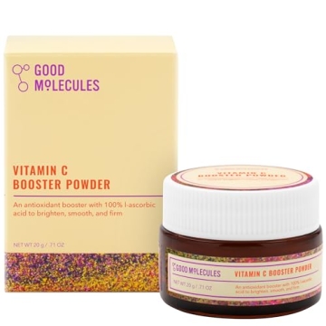 Good Molecules Vitamin C Booster Powder - 100% Pure L-Ascorbic Acid for Firm Skin - Collagen Boostin...