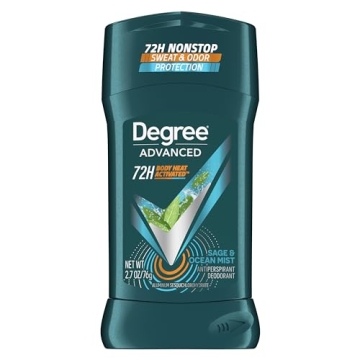 Degree Men Antiperspirant Deodorant Sage & Ocean Mist 72-Hour Sweat and Odor Protection