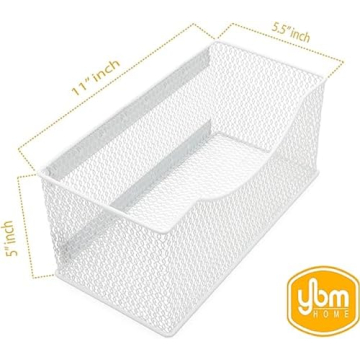 YBM HOME Magnetic Storage Basket Organizer with Strong Magnets