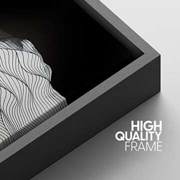 IDEA4WALL Modern Geometric Canvas Print for Home Decor