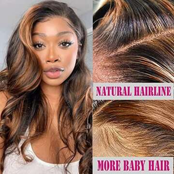 Ombre Lace Front Wig in FB30 Blonde for Women