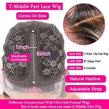 Ombre Lace Front Wig in FB30 Blonde for Women