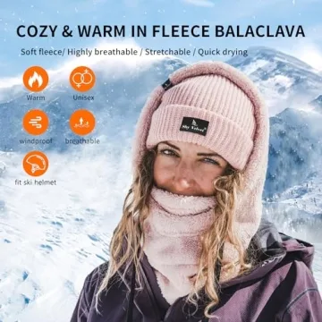 Shy Velvet Balaclava Ski Mask Warm and Stylish Winter Wear