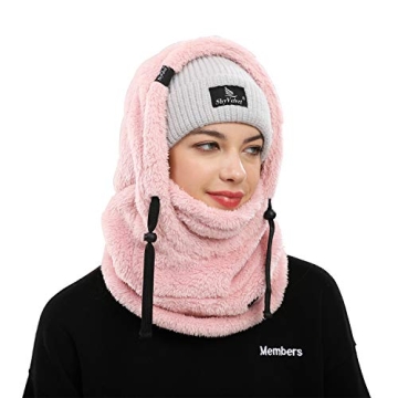 Shy Velvet Balaclava Ski Mask Warm and Stylish Winter Wear