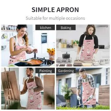 velumair Santa Apron Stylish Christmas Cooking Gift
