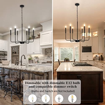 Stylish 6 Light Farmhouse Chandelier for Any Room