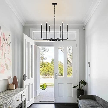 Stylish 6 Light Farmhouse Chandelier for Any Room
