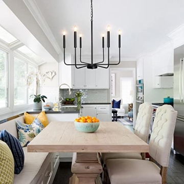 Stylish 6 Light Farmhouse Chandelier for Any Room