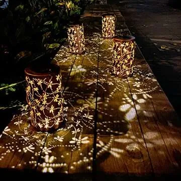 Solar Lanterns Garden Decor Gift for Women