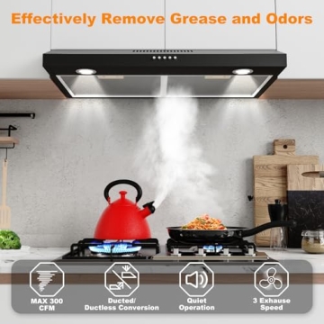 Alemania 30 Inch Under Cabinet Range Hood with Filter