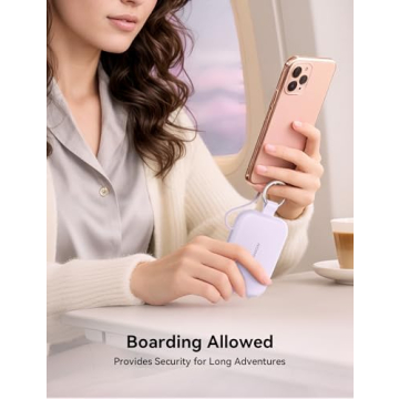 RORRY 5000mAh Portable Charger Power Bank with Keychain