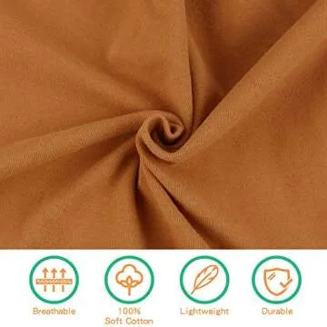 PESAAT Cotton Baby Swaddle Hat Set for Newborns