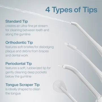 AquaSonic Aqua Flosser - Portable and Waterproof Dental Care