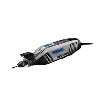 Dremel 4300-5/40 High Performance Rotary Tool Kit with LED Light- 5 Attachments & 40 Accessories - Ideal for Grinding, Cutting, Wood Carving, Sanding, and Engraving