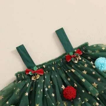 Toddler Christmas Dress – Sequin Layered Tulle Outfit