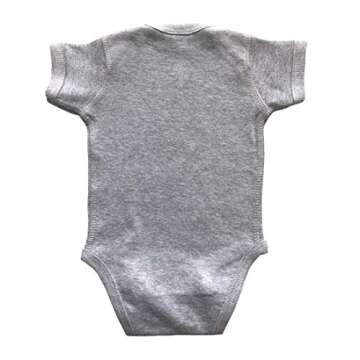 It's Your Day Clothing The Future Is Female Baby Bodysuit - Cute Feminist Girl Power Clothes Announcement Shower Gifts Heather Gray (12 Months)