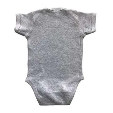 It's Your Day Clothing The Future Is Female Baby Bodysuit - Cute Feminist Girl Power Clothes Announcement Shower Gifts Heather Gray (12 Months)