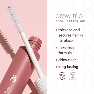 Fluffy Brows with The Brow Trio Brow Lifting Wax