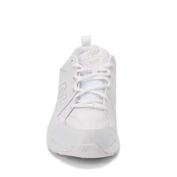 New Balance Men's 608 V5 Casual Comfort Cross Trainer, White/White, 18 Wide